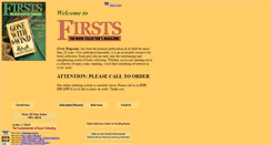 Desktop Screenshot of firstsmagazine.com
