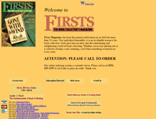 Tablet Screenshot of firstsmagazine.com